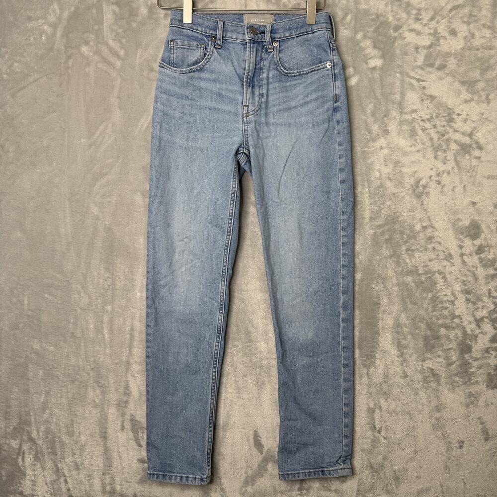 Everlane The Cheeky Jean Womens 24 Light Wash High Rise Straight Leg Denim Jeans